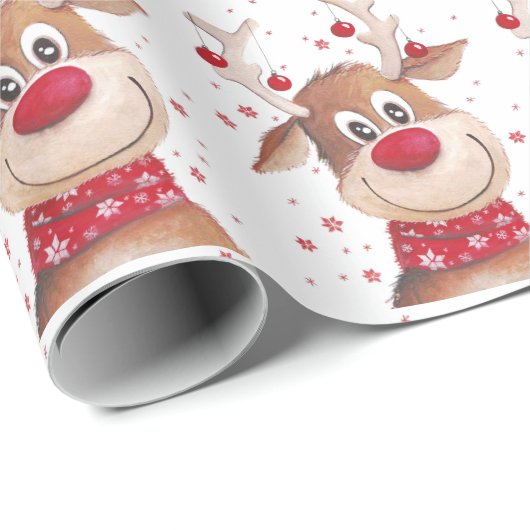 Weihnachtsbaum Geschenkpapier (Rolleneckpunkt)