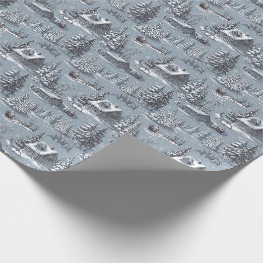 Weihnachtsbaum Geschenkpapier (Ecke)