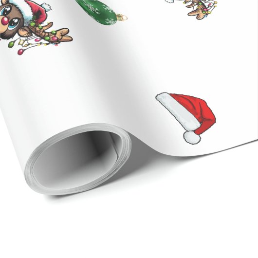 Weihnachtsbaum Geschenkpapier (Rolleneckpunkt)