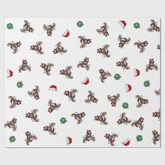 Weihnachtsbaum Geschenkpapier (Flach)