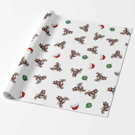 Weihnachtsbaum Geschenkpapier (Ungerollt)