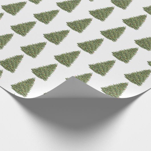 Weihnachtsbaum Geschenkpapier (Ecke)