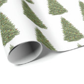 Weihnachtsbaum Geschenkpapier (Rolleneckpunkt)
