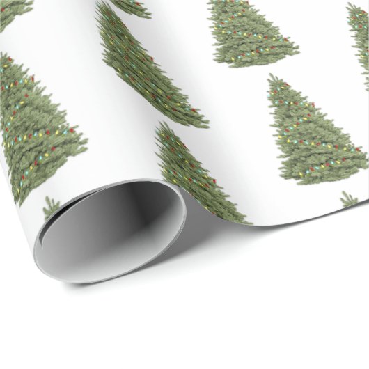 Weihnachtsbaum Geschenkpapier (Rolleneckpunkt)
