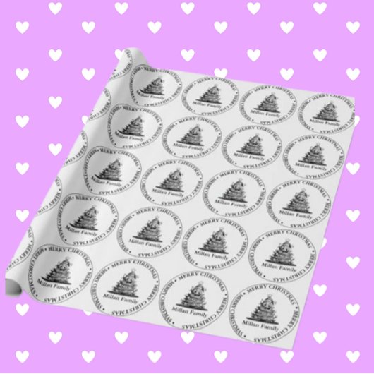 Weihnachtsbaum Geschenkpapier