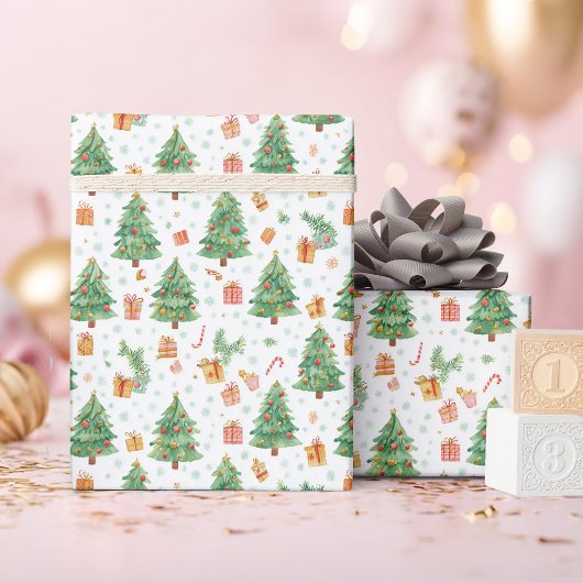 Weihnachtsbaum & Geschenkpapier