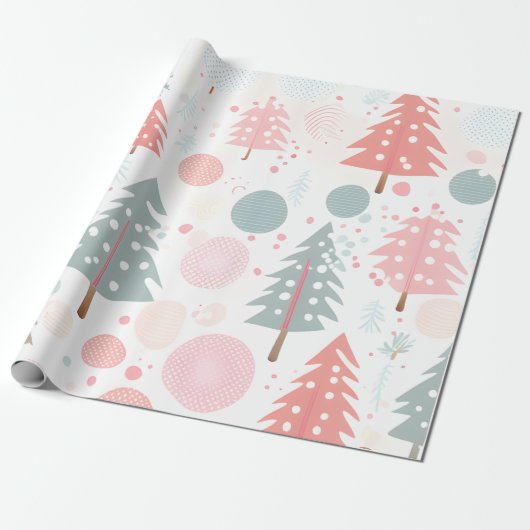 Weihnachtsbaum Geschenkpapier (Ungerollt)