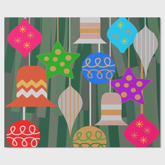 Weihnachtsbaum Geschenkpapier (Flach)