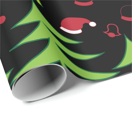Weihnachtsbaum Geschenkpapier (Rolleneckpunkt)