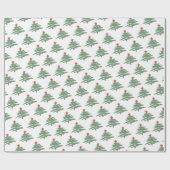 Weihnachtsbaum Geschenkpapier (Flach)