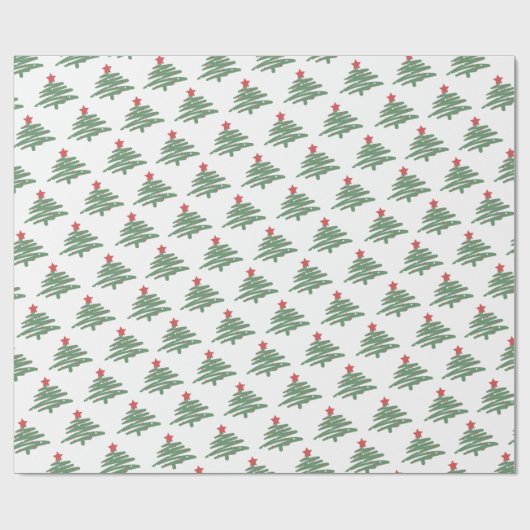 Weihnachtsbaum Geschenkpapier (Flach)