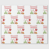 Weihnachtsbaum Geschenkpapier (Flach)