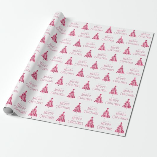 Weihnachtsbaum Geschenkpapier (Ungerollt)