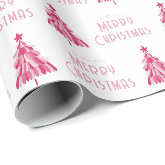 Weihnachtsbaum Geschenkpapier (Rolleneckpunkt)