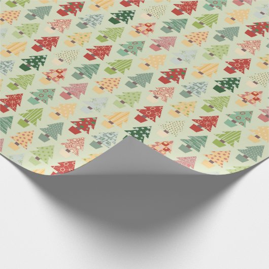 Weihnachtsbaum Geschenkpapier (Ecke)