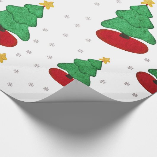 Weihnachtsbaum Geschenkpapier (Ecke)