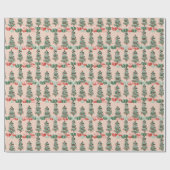 Weihnachtsbaum Geschenkpapier (Flach)