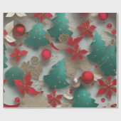 Weihnachtsbaum Geschenkpapier (Flach)
