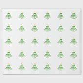 Weihnachtsbaum Geschenkpapier (Flach)