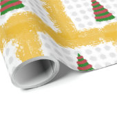 Weihnachtsbaum Geschenkpapier (Rolleneckpunkt)