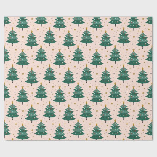 Weihnachtsbaum Geschenkpapier (Flach)