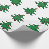 Weihnachtsbaum Geschenkpapier (Ecke)