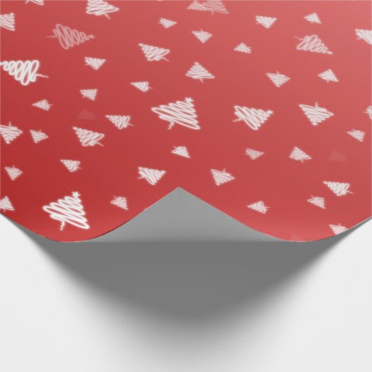 Weihnachtsbaum Geschenkpapier (Ecke)
