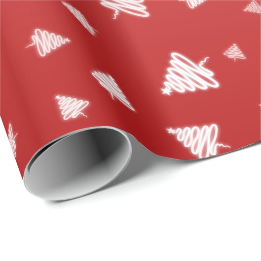 Weihnachtsbaum Geschenkpapier (Rolleneckpunkt)