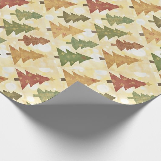 Weihnachtsbaum Geschenkpapier (Ecke)