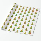 Weihnachtsbaum Geschenkpapier (Ungerollt)