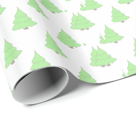 Weihnachtsbaum Geschenkpapier (Rolleneckpunkt)