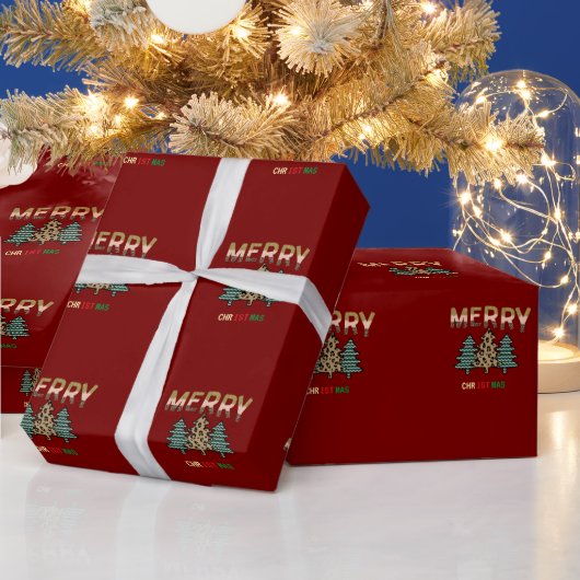 Weihnachtsbaum Geschenkpapier (Feiertage)