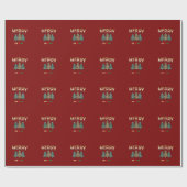 Weihnachtsbaum Geschenkpapier (Flach)