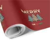 Weihnachtsbaum Geschenkpapier (Rolleneckpunkt)