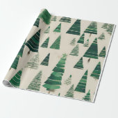Weihnachtsbaum Geschenkpapier (Ungerollt)