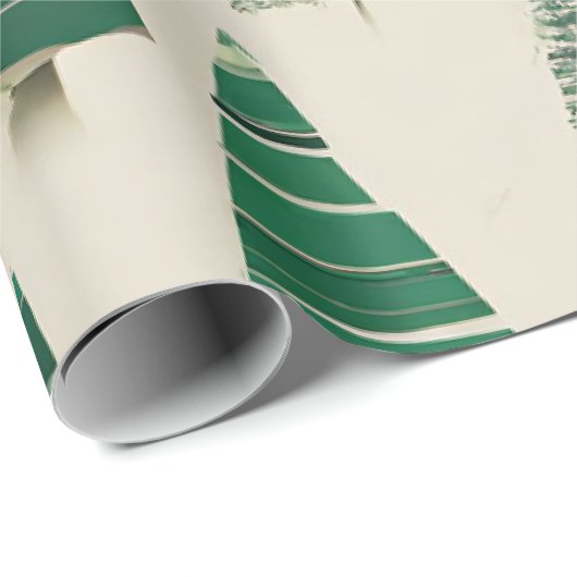 Weihnachtsbaum Geschenkpapier (Rolleneckpunkt)