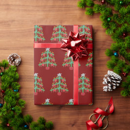 Weihnachtsbaum Geschenkpapier