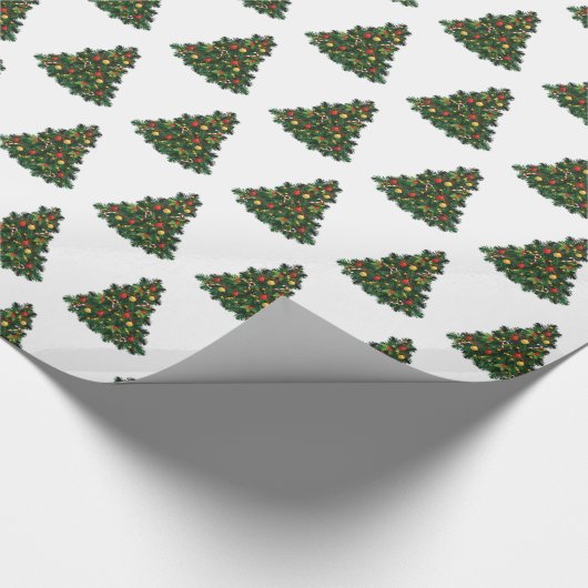 Weihnachtsbaum Geschenkpapier (Ecke)