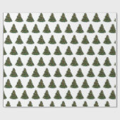 Weihnachtsbaum Geschenkpapier (Flach)