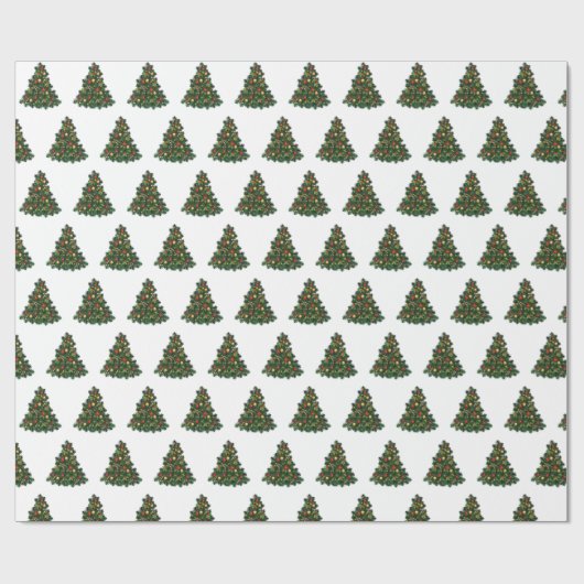 Weihnachtsbaum Geschenkpapier (Flach)