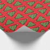 Weihnachtsbaum-Geschenkpapier Geschenkpapier (Ecke)