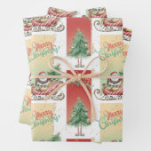 Weihnachtsbaum Geschenkpapier Set (Beispiel)