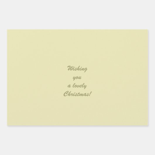 Weihnachtsbaum Geschenkpapier Set (Vorderseite 3)