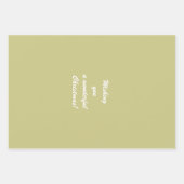 Weihnachtsbaum Geschenkpapier Set (Vorderseite 2)