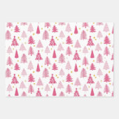 Weihnachtsbaum Geschenkpapier Set (Vorderseite)