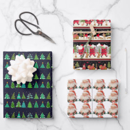 Weihnachtsbaum Geschenkpapier Set