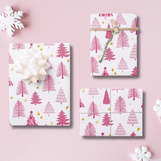 Weihnachtsbaum Geschenkpapier Set
