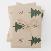 Weihnachtsbaum Geschenkpapier Set (Beispiel)