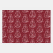 Weihnachtsbaum Geschenkpapier Set (Vorderseite 2)