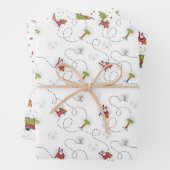 Weihnachtsbaum Geschenkpapier Set (Beispiel)